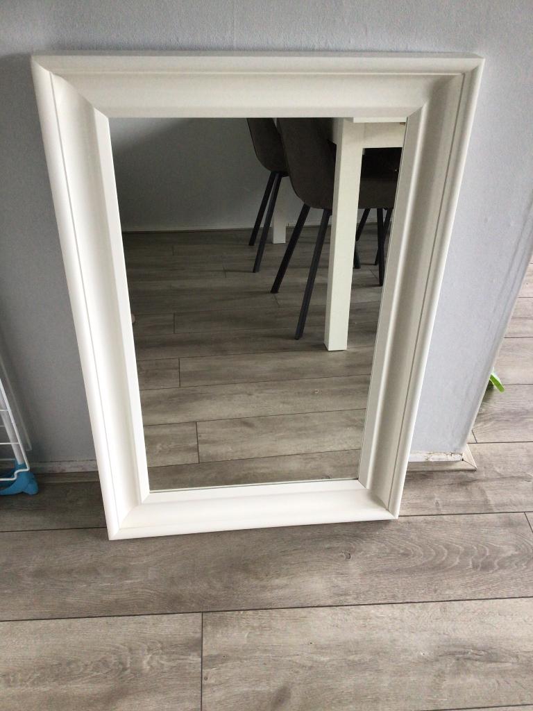 Hemnes Spiegel, Ophalen, Zo goed als nieuw, Minder dan 100 cm, Rechthoekig