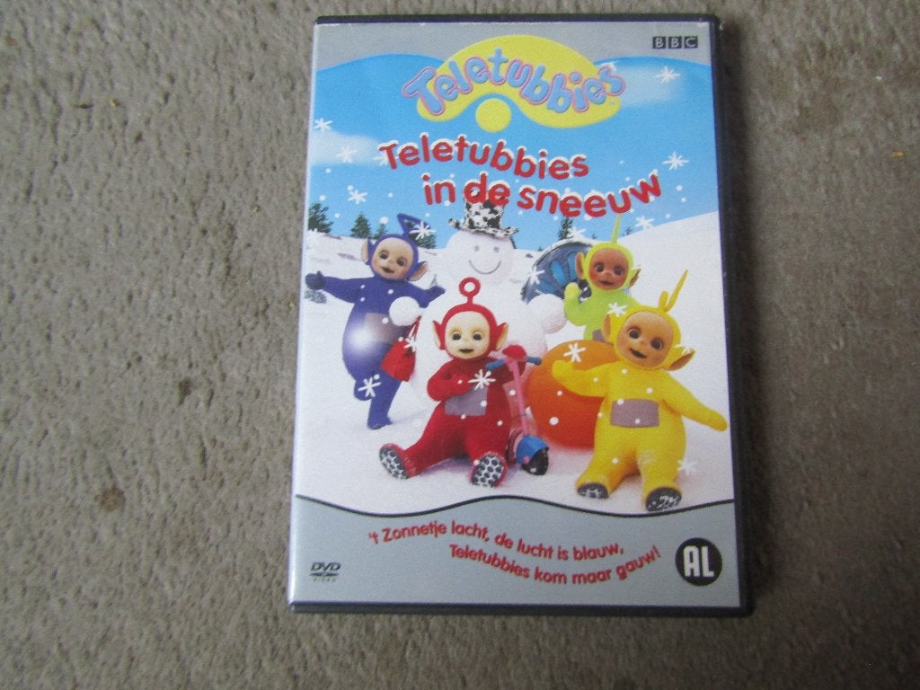 DVD: Teletubbies - Teletubbies in de sneeuw, Gebruikt, Alle leeftijden, Poppen, Ophalen of Verzenden