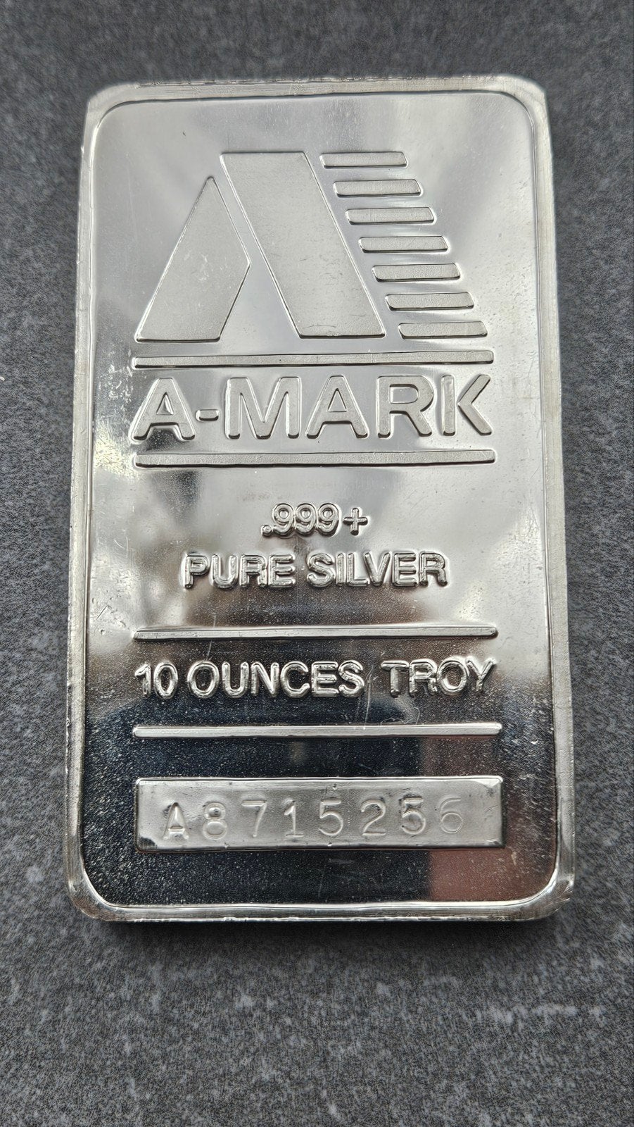 10 ounce A-mark, Ophalen of Verzenden, Zilver