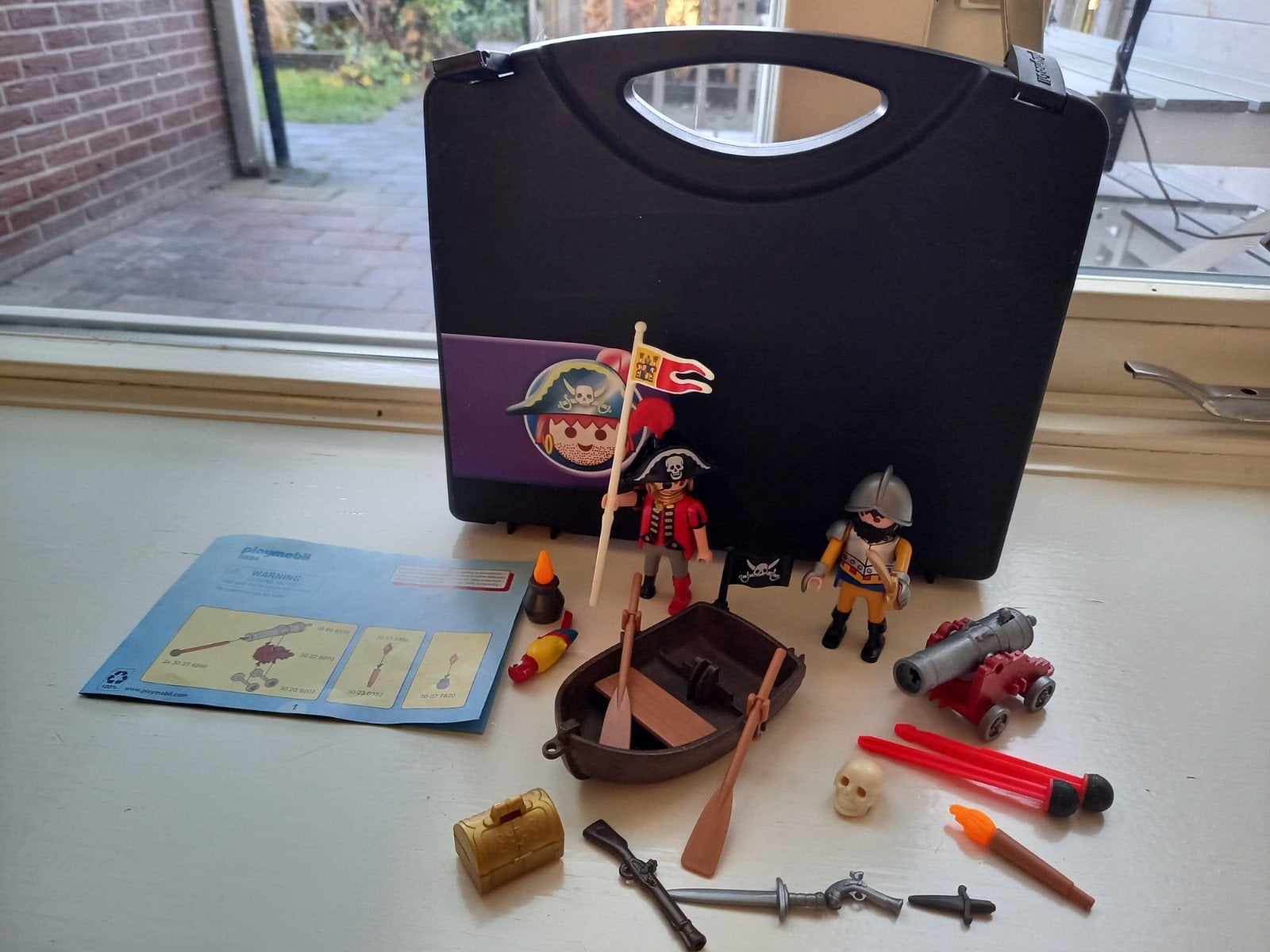 Playmobil Piratenkoffer nr.5894, Ophalen, Pirates, Gebruikt, Complete set