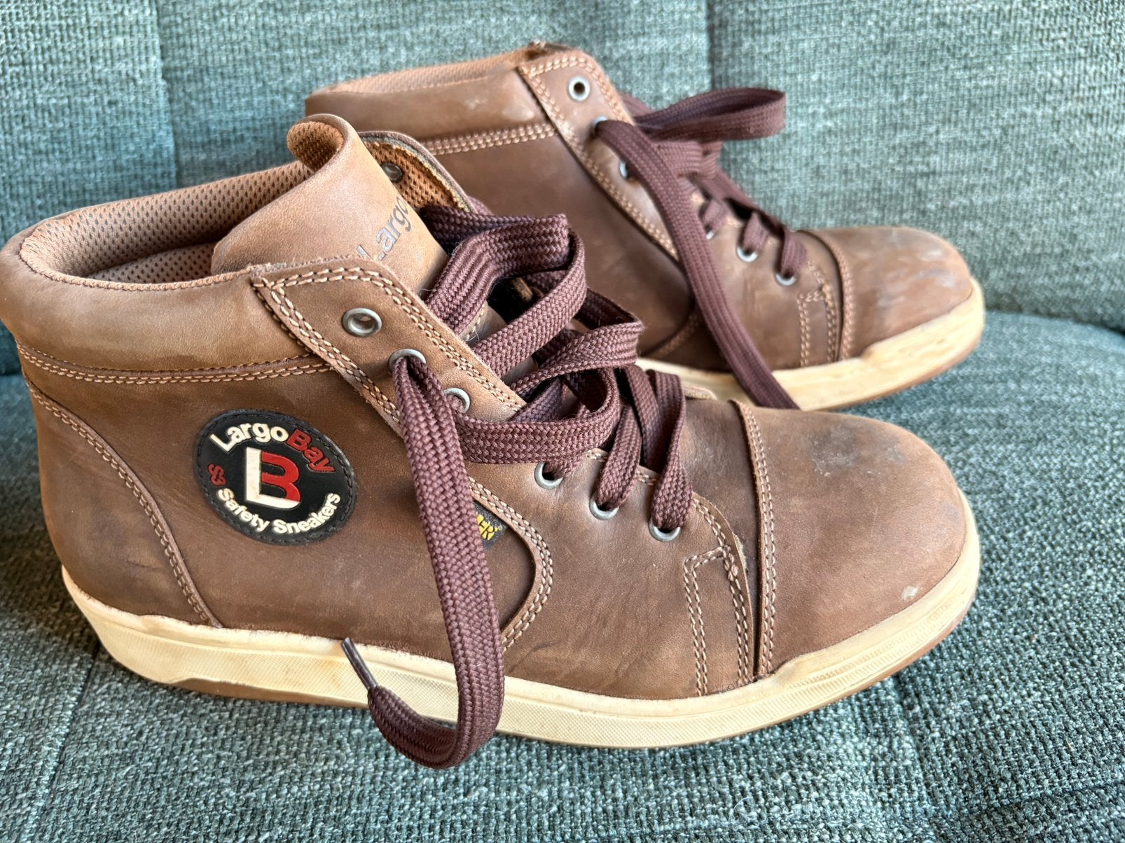 Werkschoenen Safety sneakers Large Bay maat 41, Bruin, Ophalen of Verzenden, Werkschoenen, Gedragen