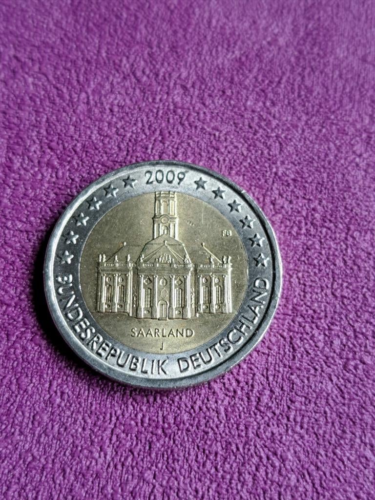 2 euro cc Duitsland Saarland 2009 (J), Ophalen of Verzenden, Duitsland, 2 euro