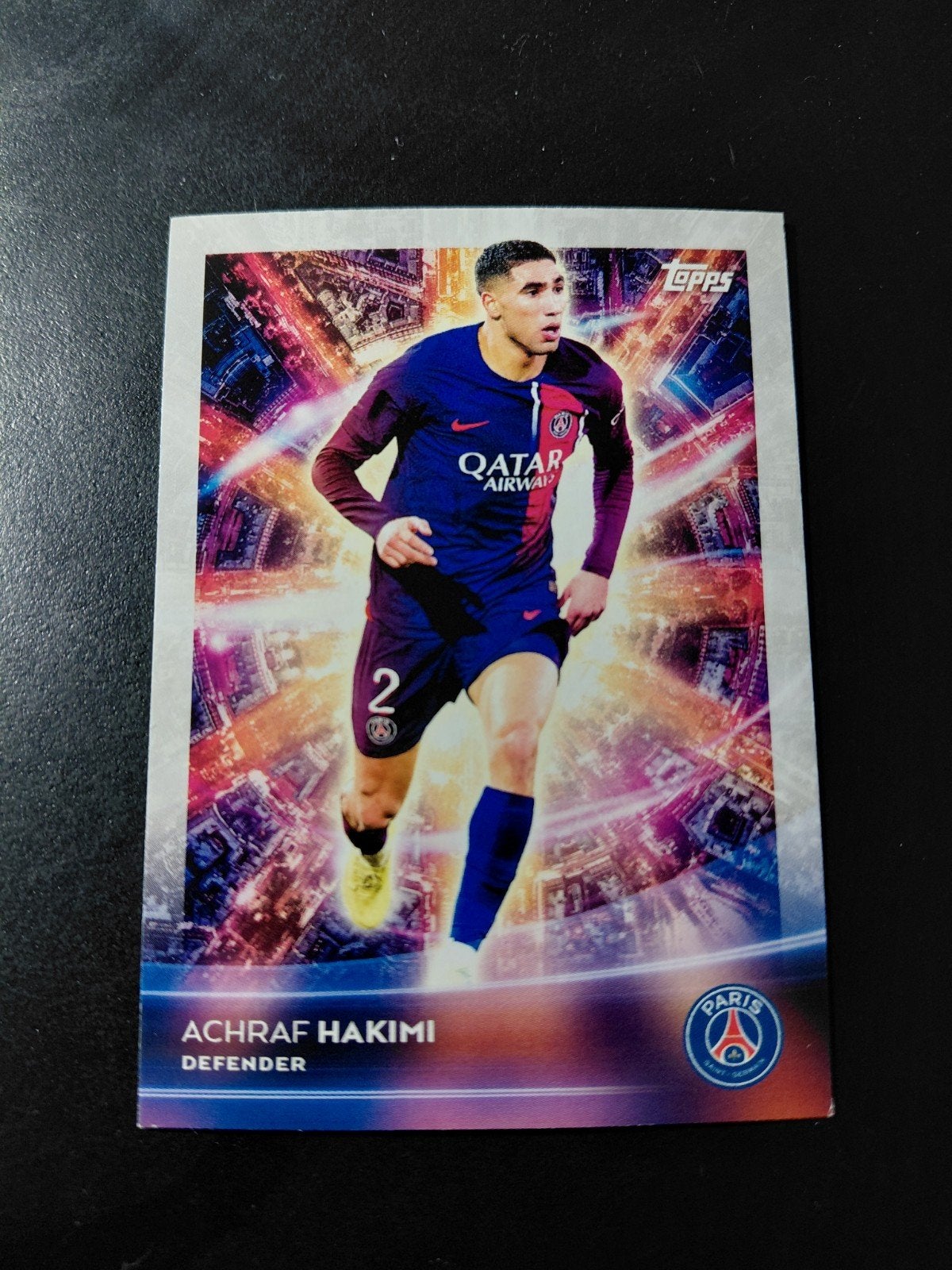 Achraf hakimi (psg) insert topps team set 2022/23, Verzenden, Nieuw