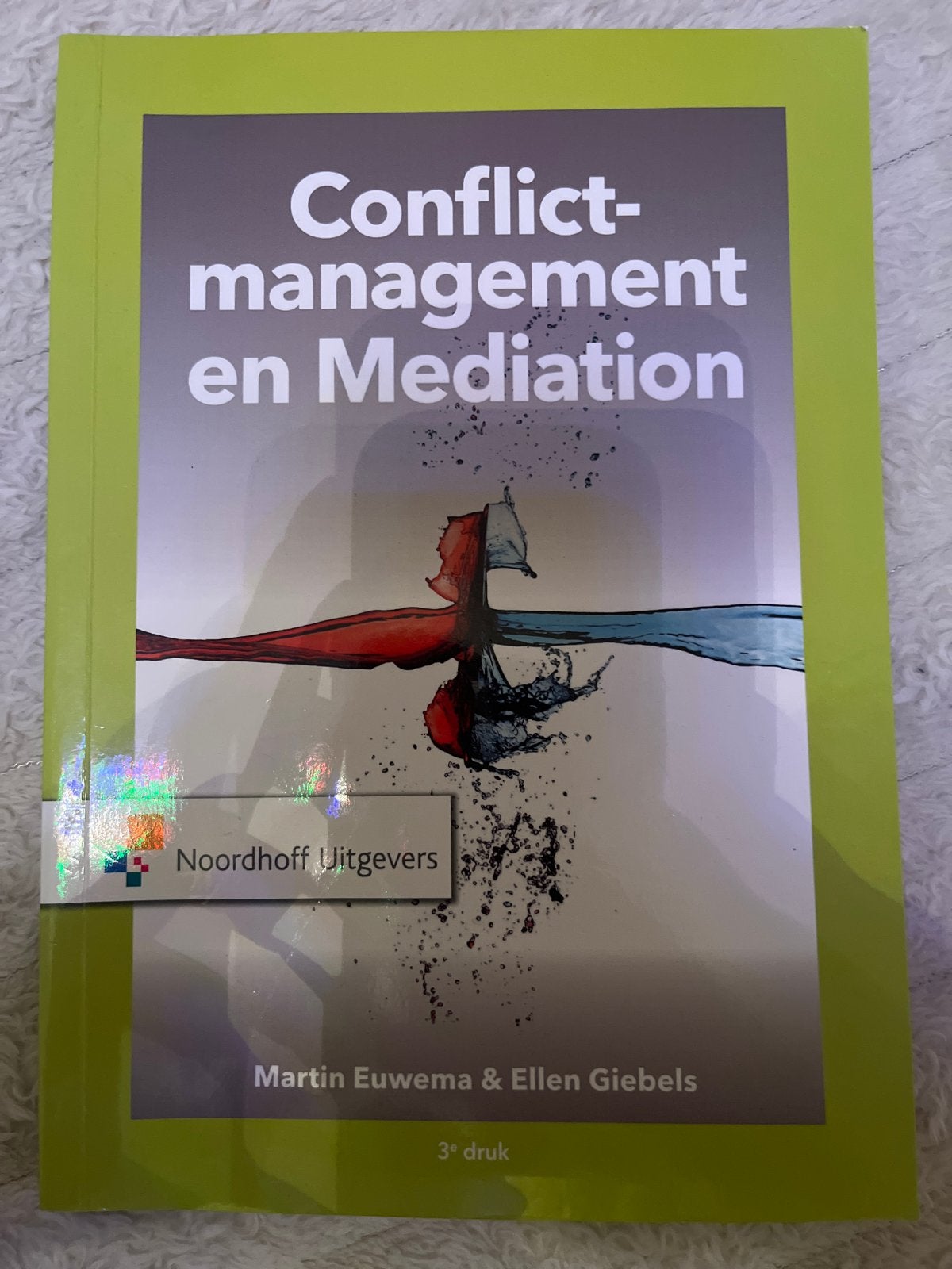 Conflictmanagement en Mediaton - Martin Euwema & Ellen Giebe, Ophalen of Verzenden, Gamma, Zo goed als nieuw, HBO