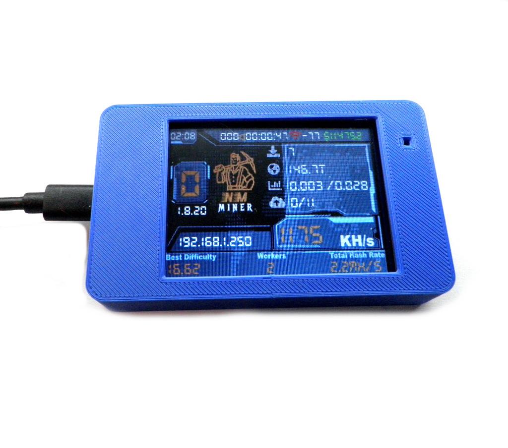 BTC NerdMiner 3 in 1 Ticker + Clock + 1000KH/s Lottery Miner, Verzenden, Nieuw, NerdMiner V3
