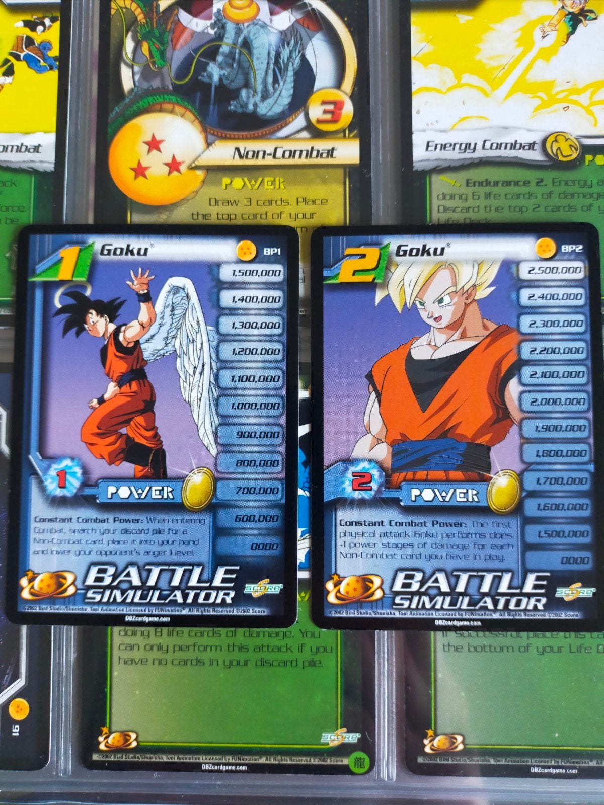 Goku Battle Simulator Kaarten - Dragon Ball Z TCG, Ophalen of Verzenden, Zo goed als nieuw, Meerdere kaarten