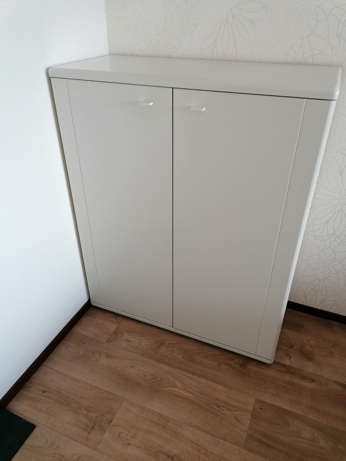 Witte houten kast, Huis en Inrichting, Kasten | Roldeurkasten en Archiefkasten, Ophalen, Gebruikt, 25 tot 50 cm, 50 tot 100 cm