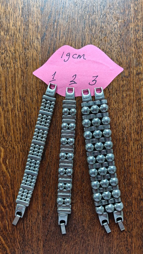 Josh armband, Ophalen of Verzenden, Zo goed als nieuw, Zilver, Zilver