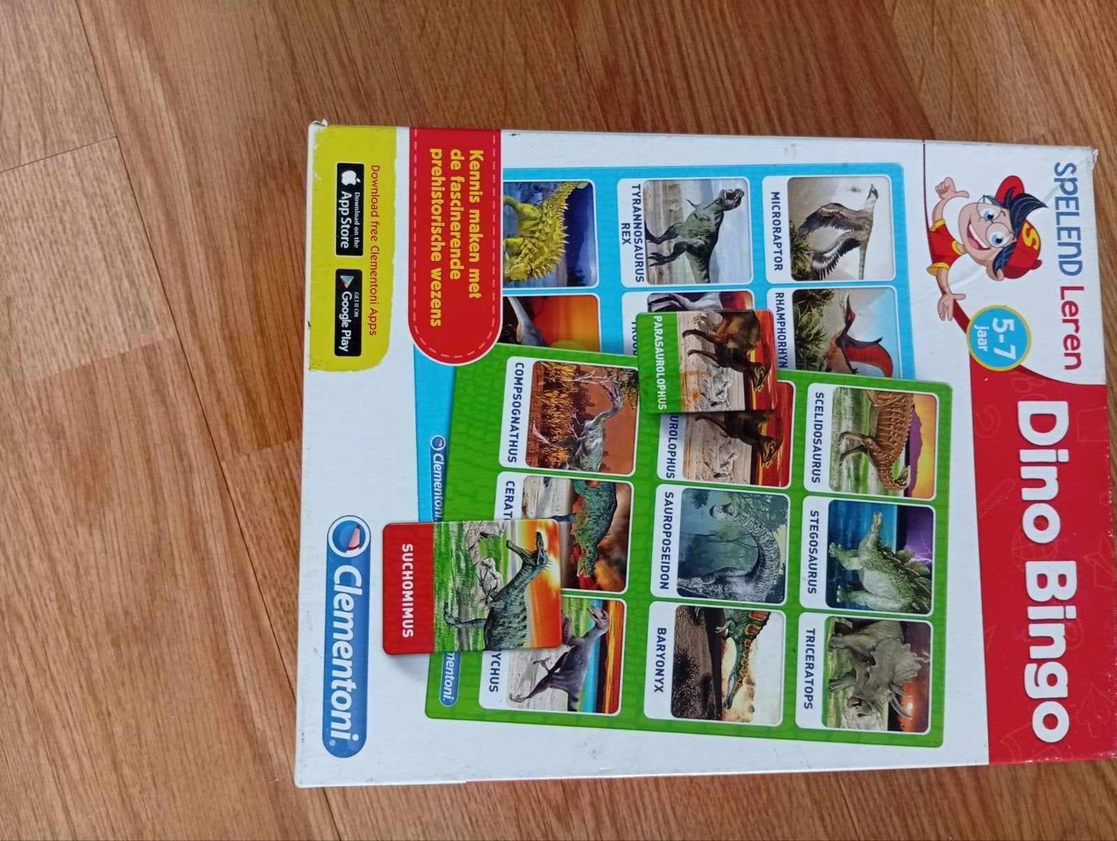 Bingo thema dino, Ophalen, Gebruikt
