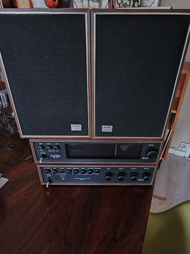 Vintage Sony stereoset, Ophalen of Verzenden, Zo goed als nieuw, Sony, Minder dan 60 watt
