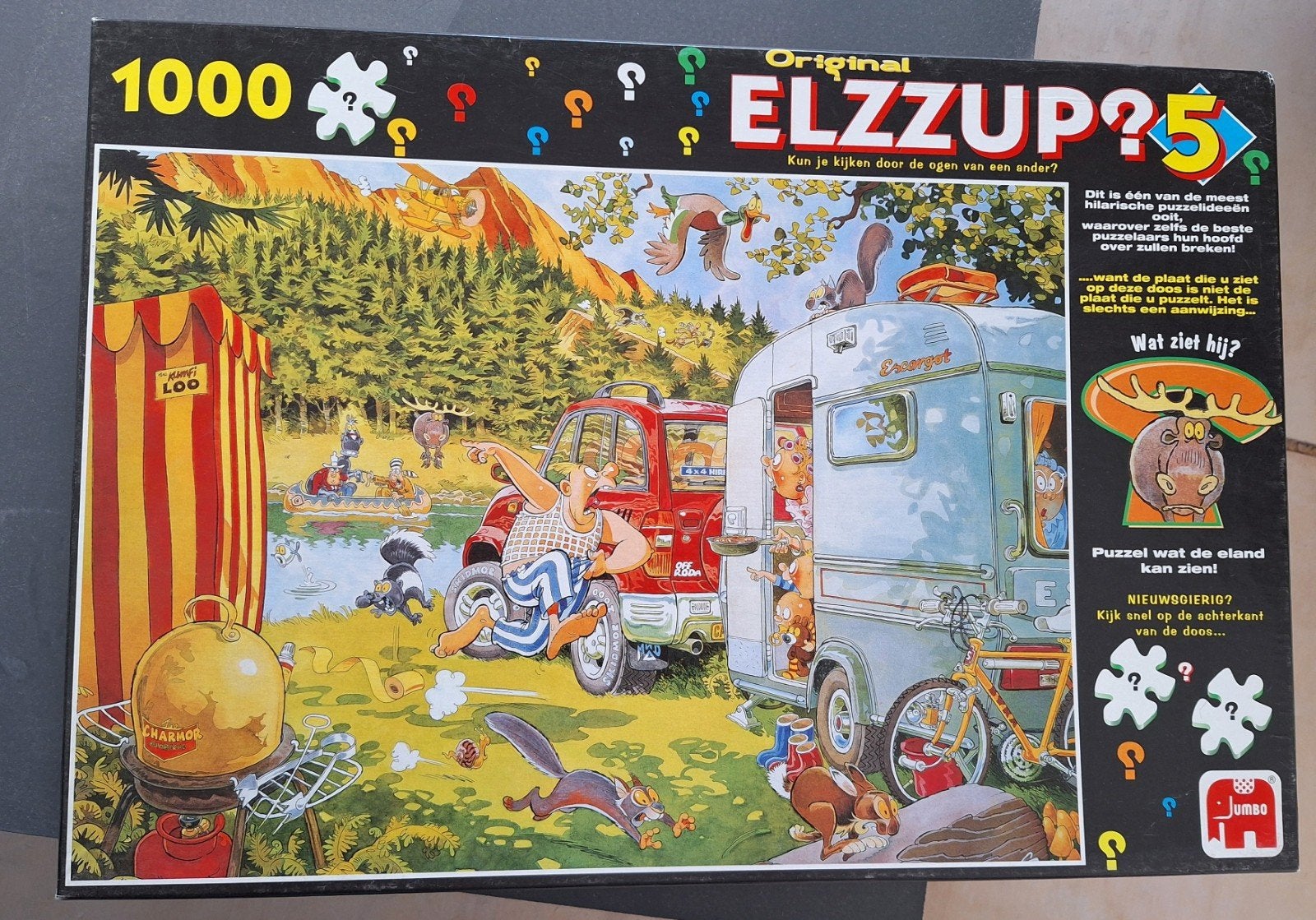 Jumbo Original Elzzup? 1000 stukjes, Hobby en Vrije tijd, Denksport en Puzzels, Ophalen, 500 t/m 1500 stukjes, Gebruikt, Legpuzzel