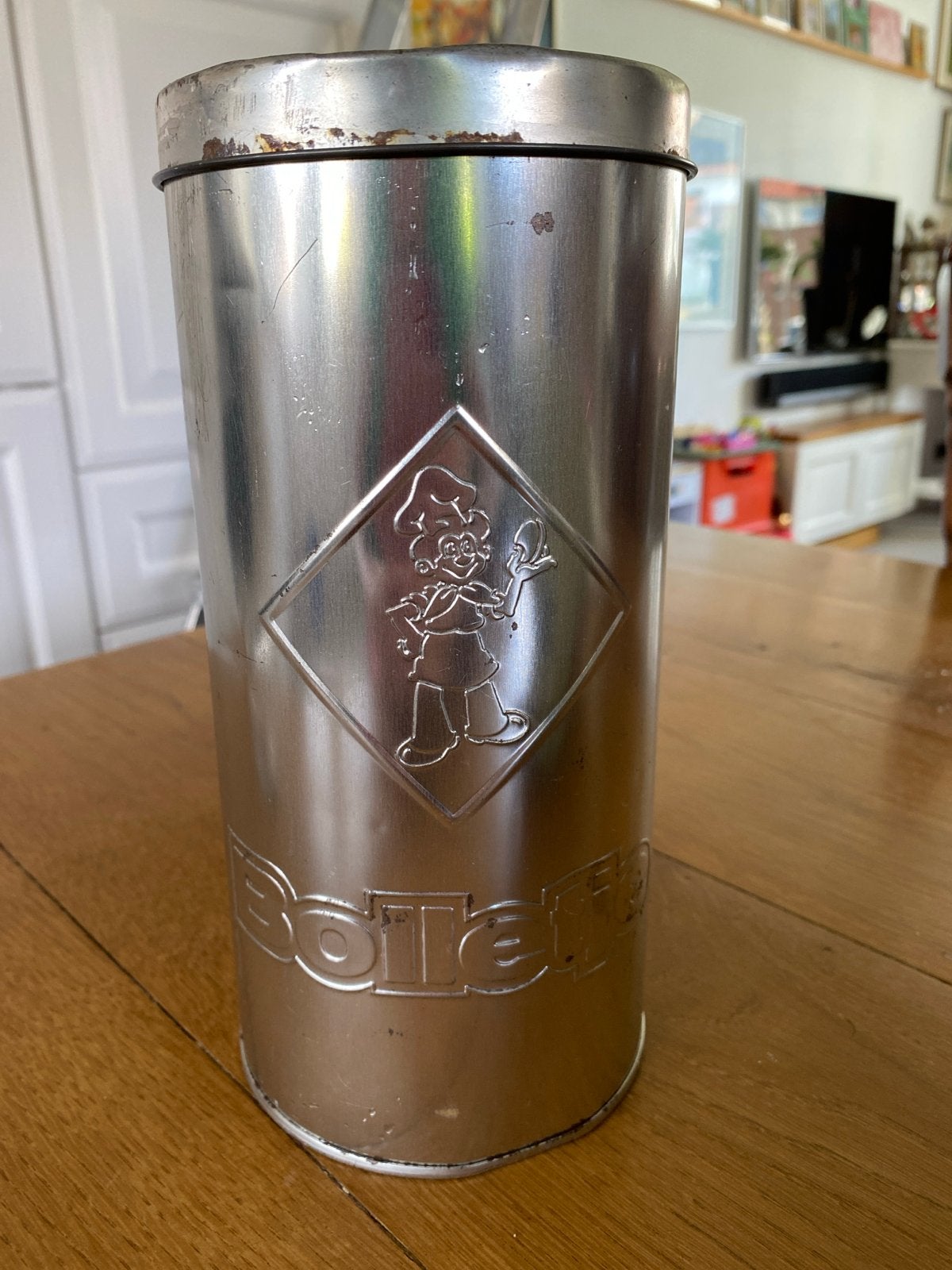 Vintage Bolletje beschuitbus - nostalgische blikvanger, Ophalen of Verzenden