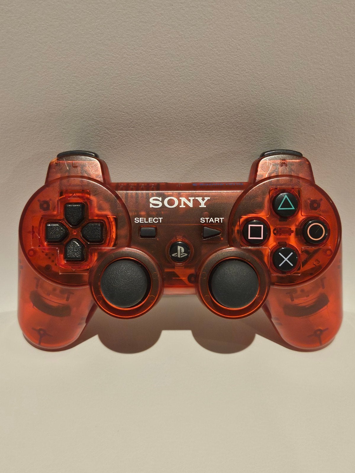 Sony PS3 Crimson Red controller, Gebruikt, PlayStation 3, Ophalen of Verzenden, Controller