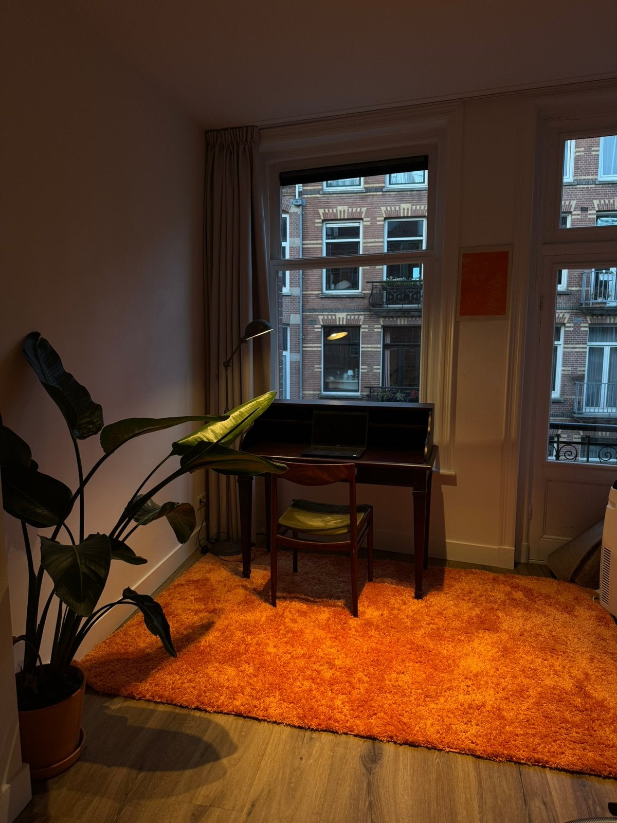 Oranje vloerkleed 160x230, Ophalen, 150 tot 200 cm, 200 cm of meer, Oranje