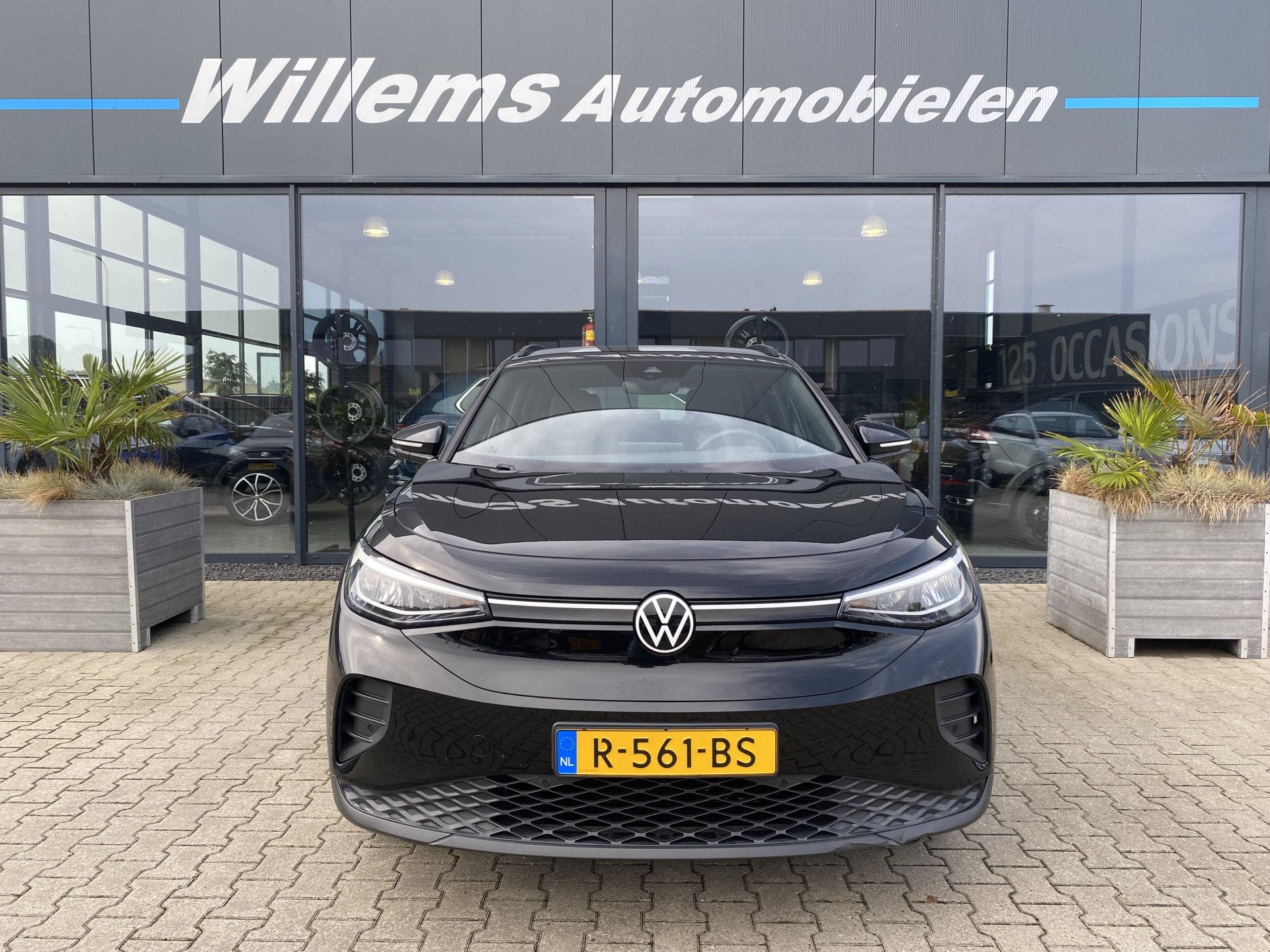 Volkswagen ID.4 Pure 52 kWh SOH 89 % App-Connect, Cruise Con, Auto's, Automaat, Gebruikt, Zwart, Met garantie (alle)