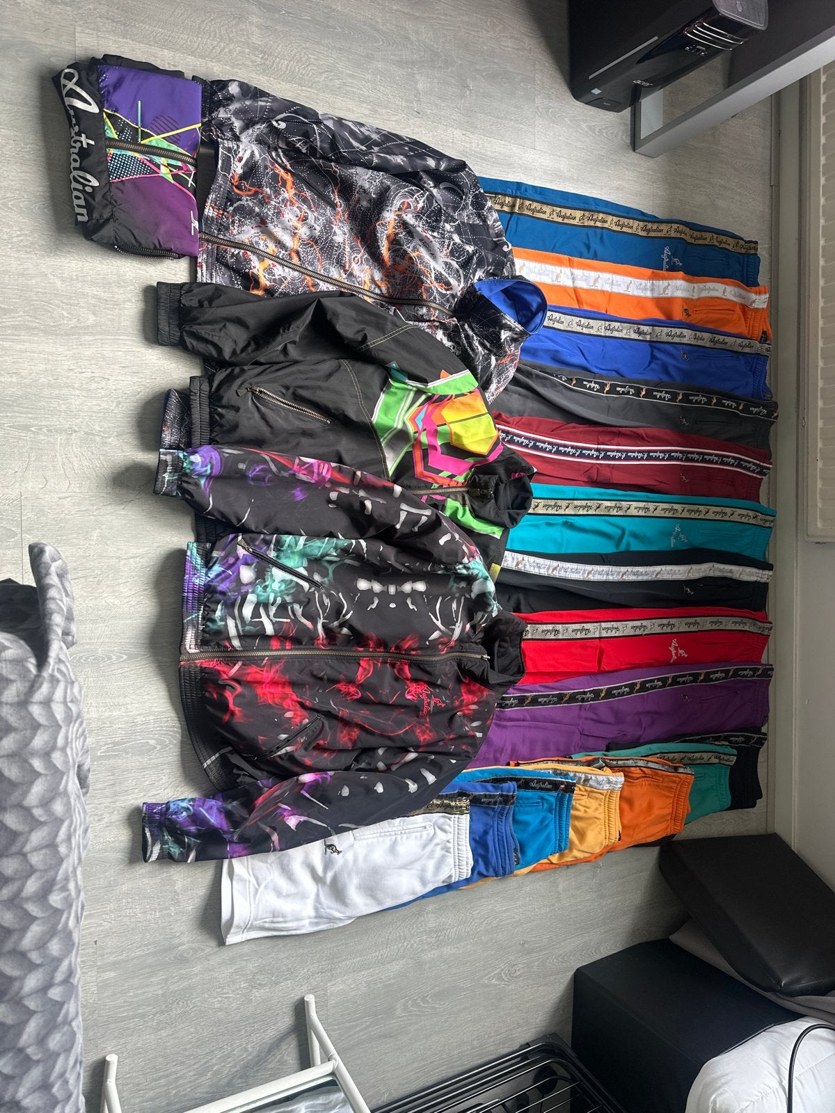 Collectie Australian trainingspakken en shorts, Kleding | Heren, Broeken en Pantalons, Ophalen, Meerkleurig, Overige maten, Gedragen