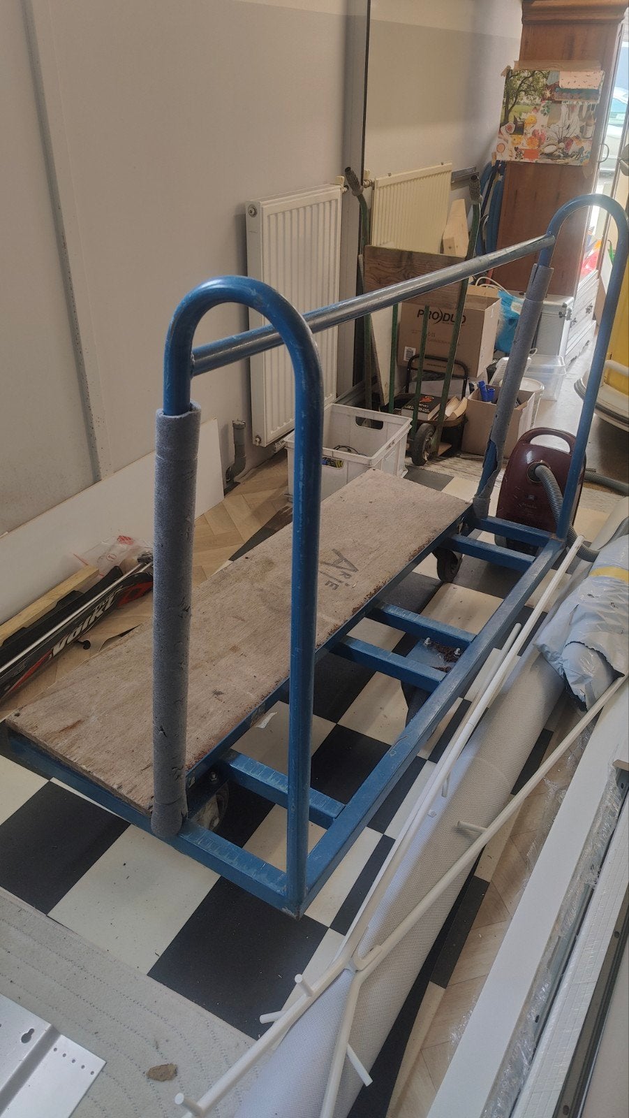 Platenkar / kar voor platen, Doe-het-zelf en Verbouw, Transportwagens, 100 liter of meer, Ophalen, Transportkar