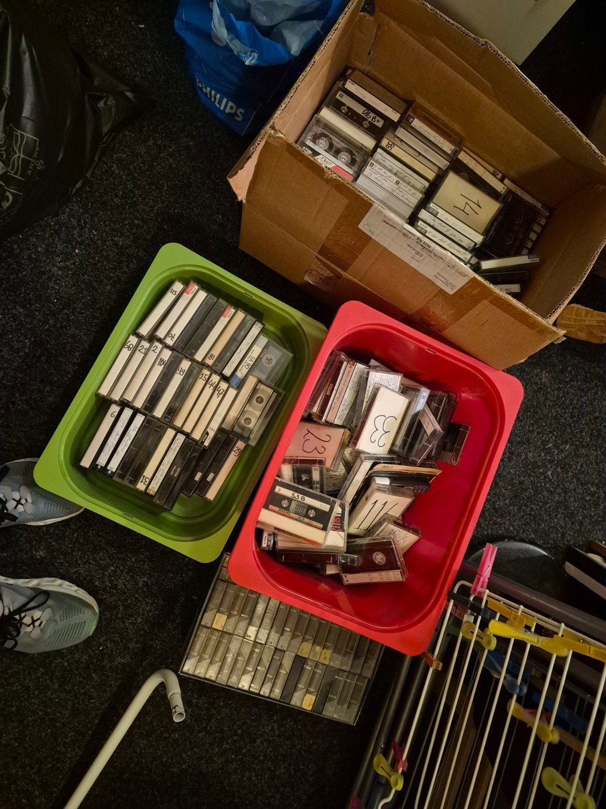 Cassettebandjes,  ~ 300 stuks, oa TDK, Sony, Maxell, Cd's en Dvd's, Cassettebandjes, Gebruikt, Overige genres, Ophalen of Verzenden