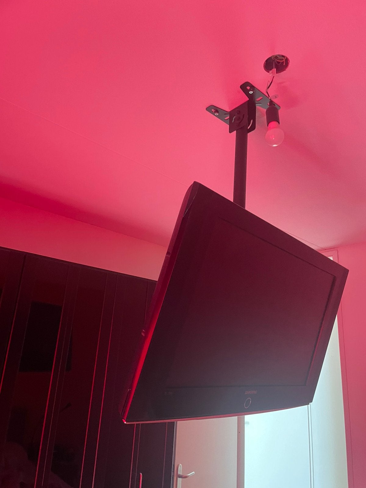 Tv beugel voor aan plafond, Ophalen of Verzenden, Gebruikt