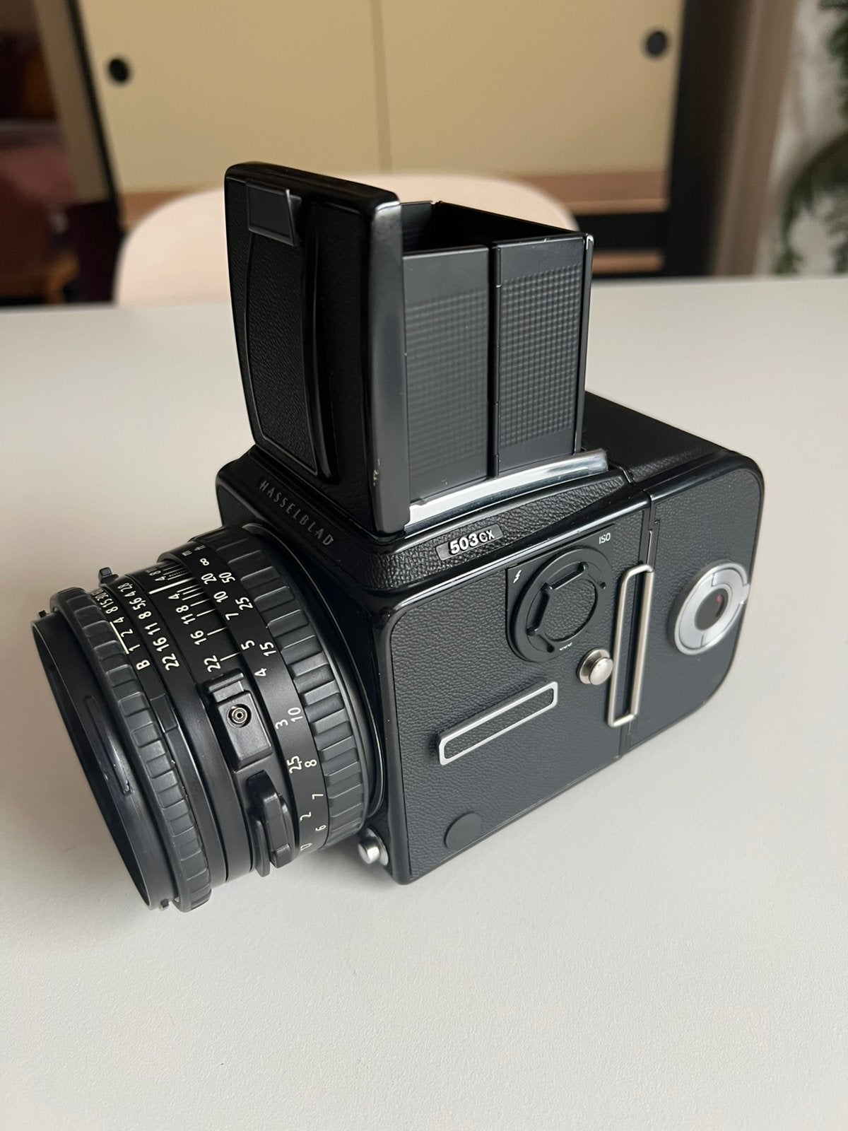 Hasselblad 503cx set, Audio, Tv en Foto, Fotocamera's Analoog, Gebruikt, Spiegelreflex, Hasselblad, Ophalen of Verzenden