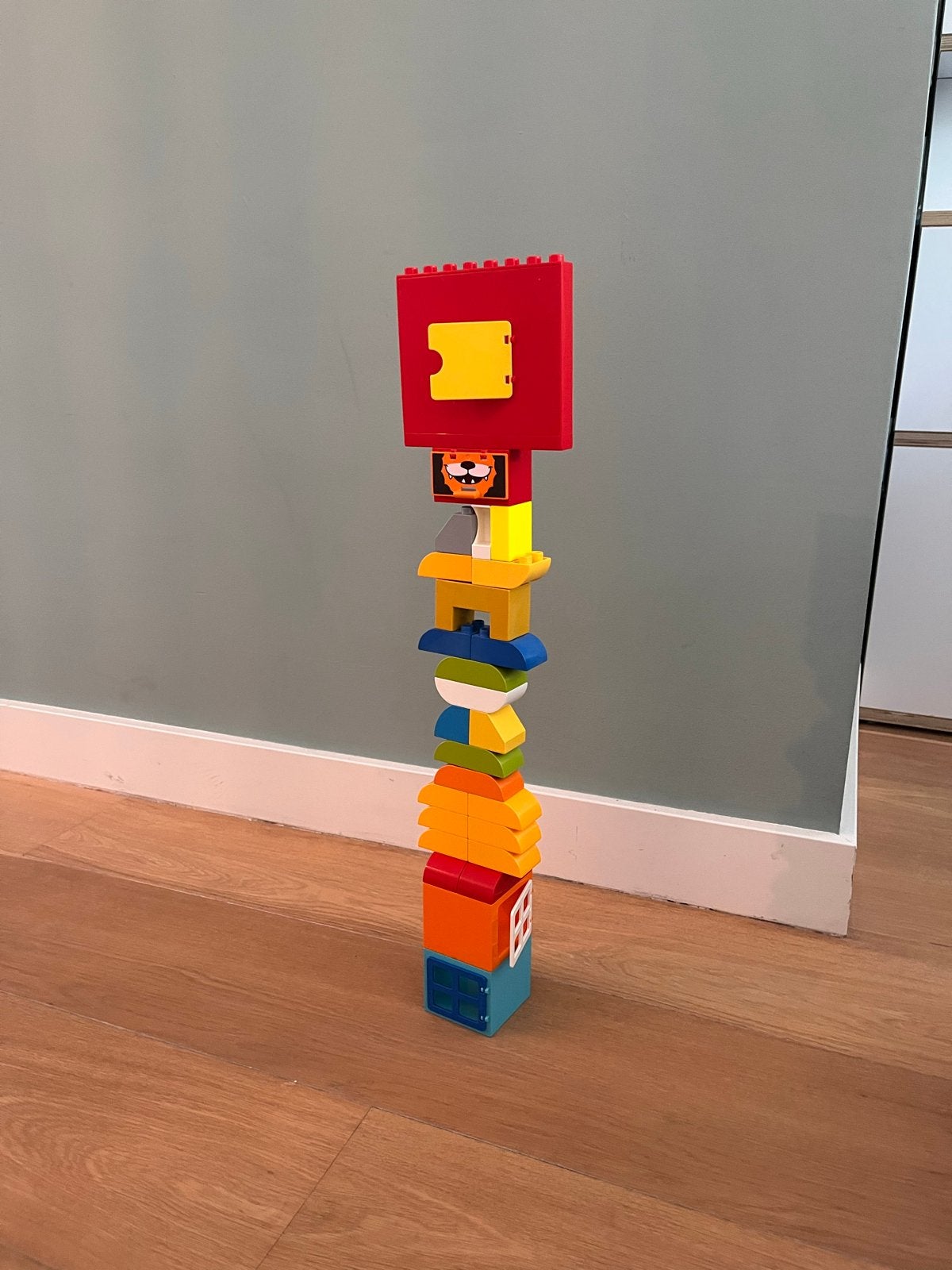Duplo toren met diverse blokken, Ophalen, Gebruikt, Losse stenen, Duplo