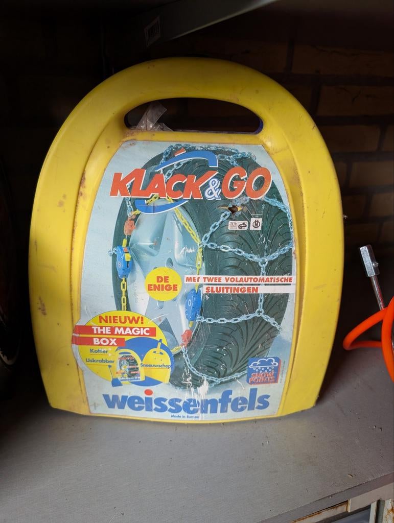 Weissenfels Klack & Go sneeuwkettingen M40 9, Ophalen, Zo goed als nieuw