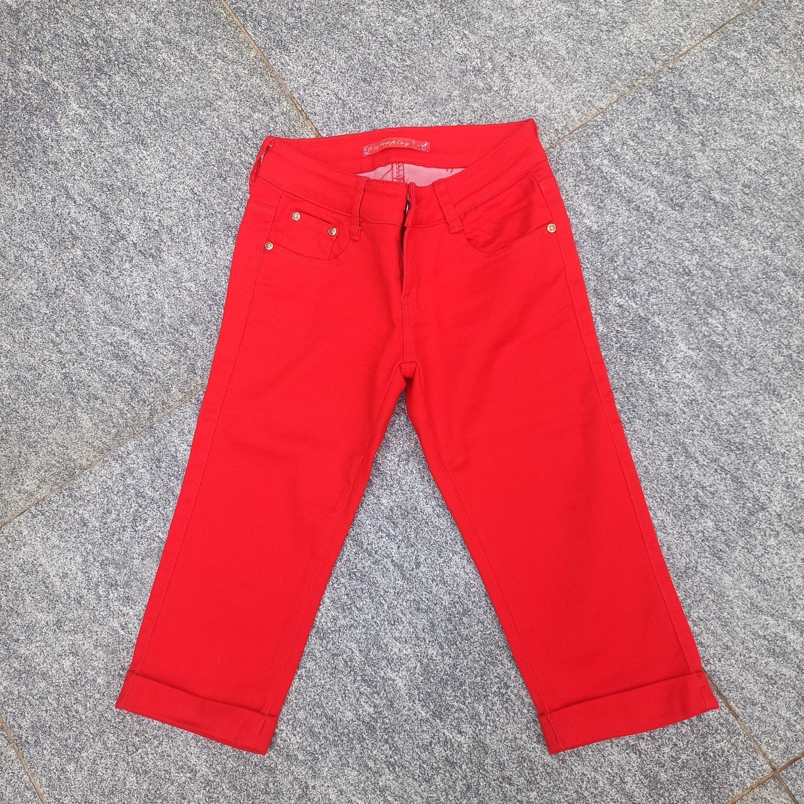 nieuwe driekwart strech broek maat 34 nu, Ophalen of Verzenden, Nieuw