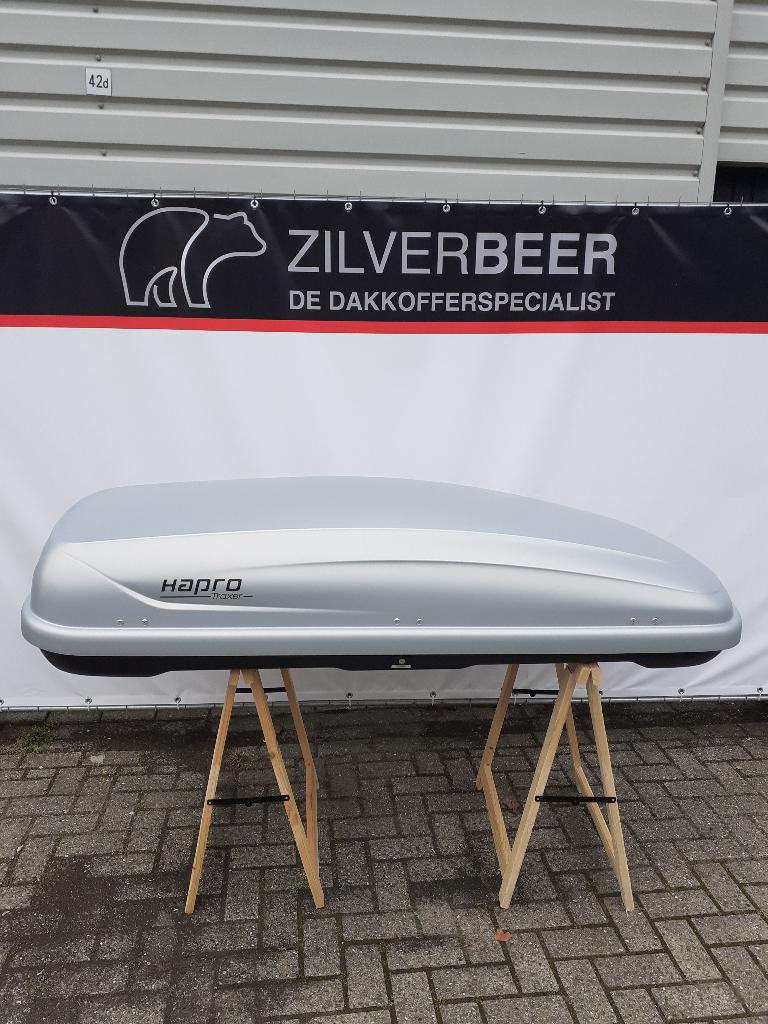 Te huur: Hapro Traxer 6.6 Skibox + Thule Dakdragers, Auto diversen, Dakkoffers, Ophalen, Zo goed als nieuw