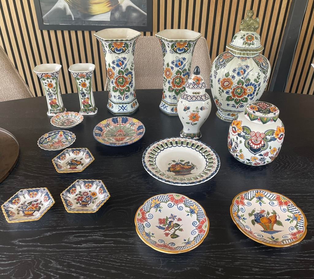 Aangeboden grote collectie Makkum aardewerk, Ophalen of Verzenden
