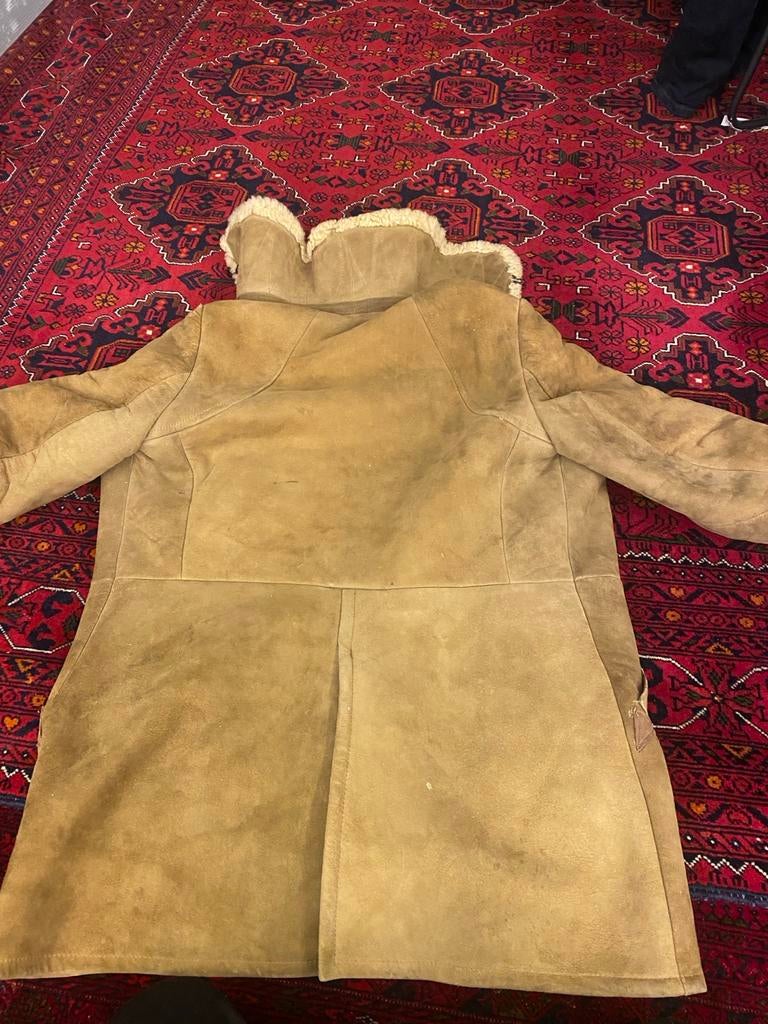 Vintage Friitala Finland Lammy Coat – Shearling – Maat 54/XL, Kleding | Dames, Jassen | Winter, Ophalen of Verzenden, Gedragen