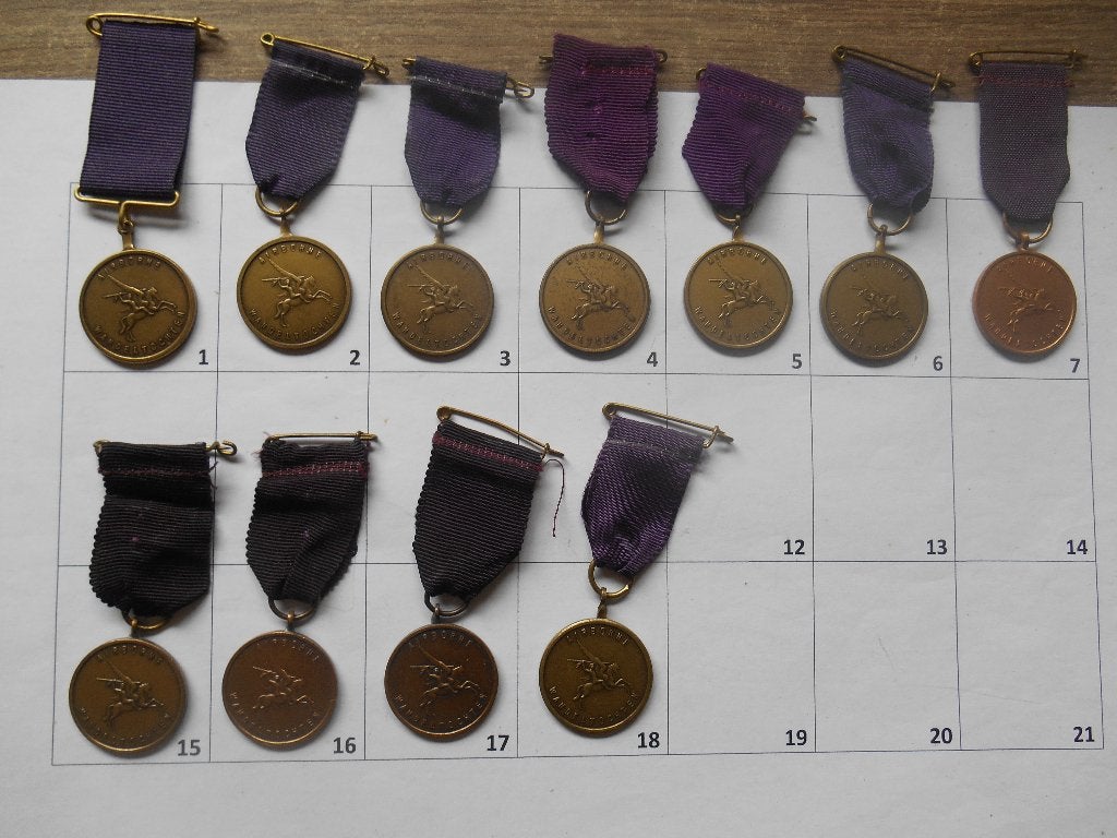Airborne medaille voor de 1ste keer lopen 5 euro per stuk, Ophalen of Verzenden, Landmacht, Nederland, Lintje, Medaille of Wings