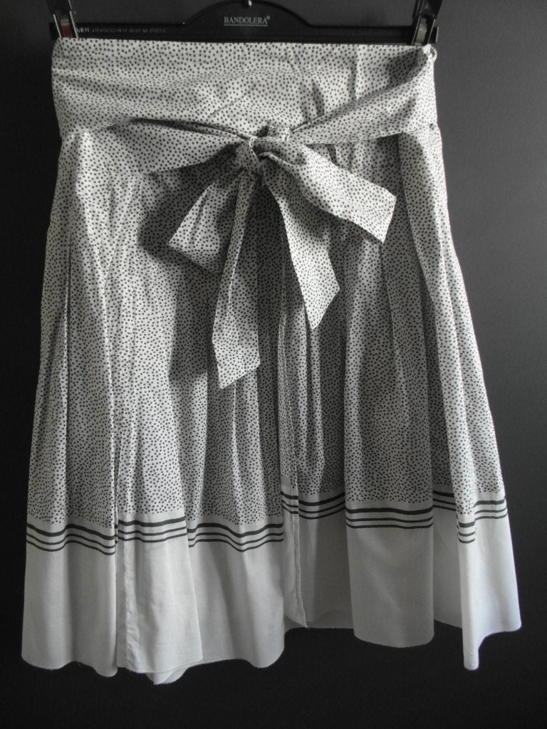 Creme kleurige rok met grijze accenten Sandwich maat 42, Overige kleuren, Maat 42/44 (L), Ophalen of Verzenden, Sandwich