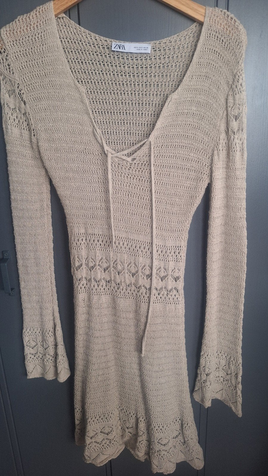 Zara gehaakte jurk/tuniek maat S, nooit gedragen, Nieuw, Ophalen of Verzenden, Maat 36 (S), Boven de knie