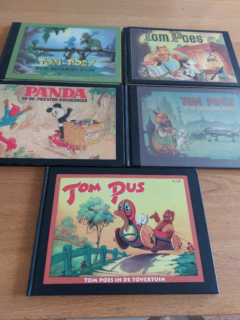 Tom Poes/Panda. Marten Toonder Verzamelaars Club (5 boekjes), Boeken, Meerdere stripboeken, Ophalen of Verzenden, Gelezen
