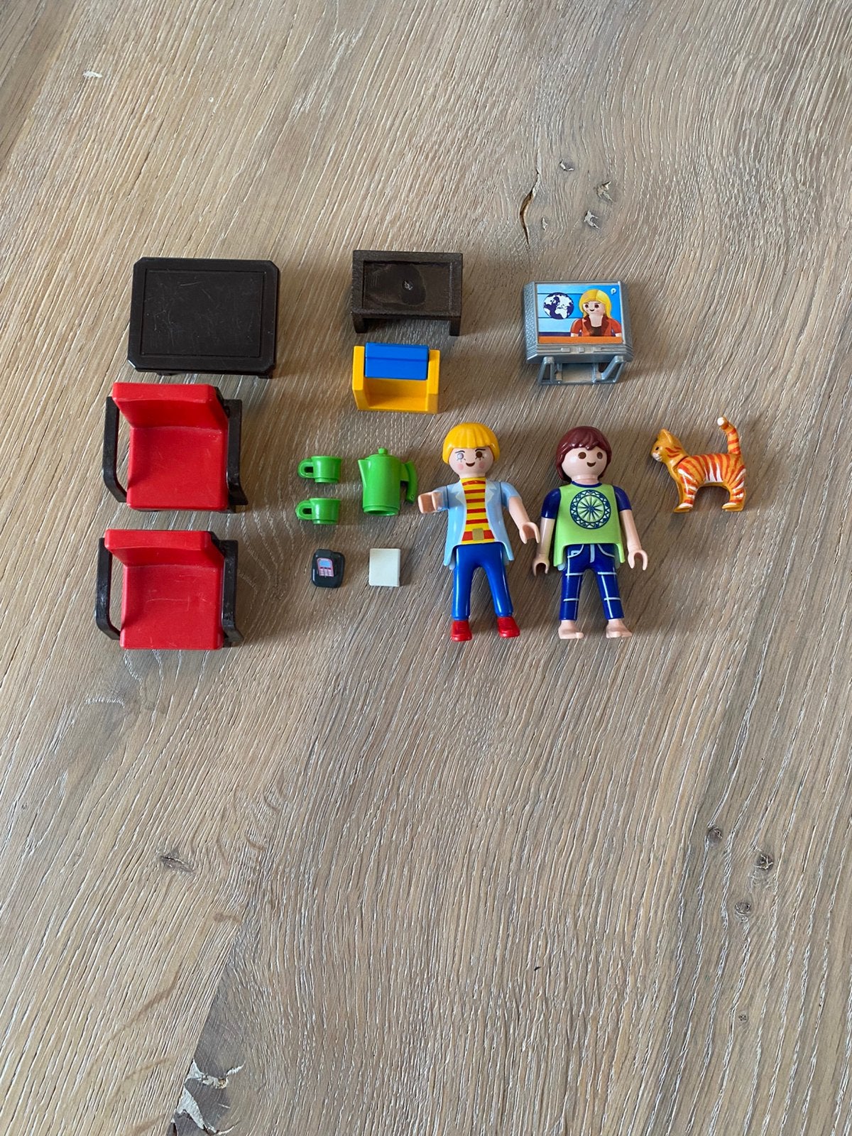 Playmobil huiskamer, Gebouw, Losse onderdelen, Zo goed als nieuw, Family fun