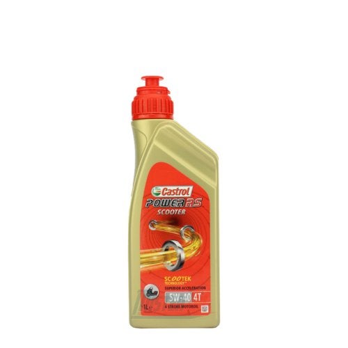 Castrol Power RS Scooter 5W-40 4T Motorolie 1L Partij 12X, Motoren, Ophalen of Verzenden
