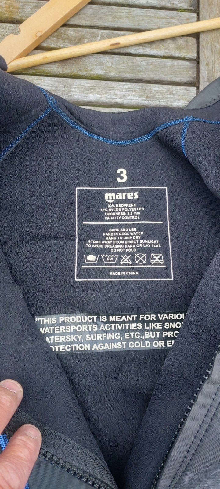 Mares Tropic Wetsuit - Maat 3, Wetsuit, Gebruikt, Ophalen of Verzenden, Mares