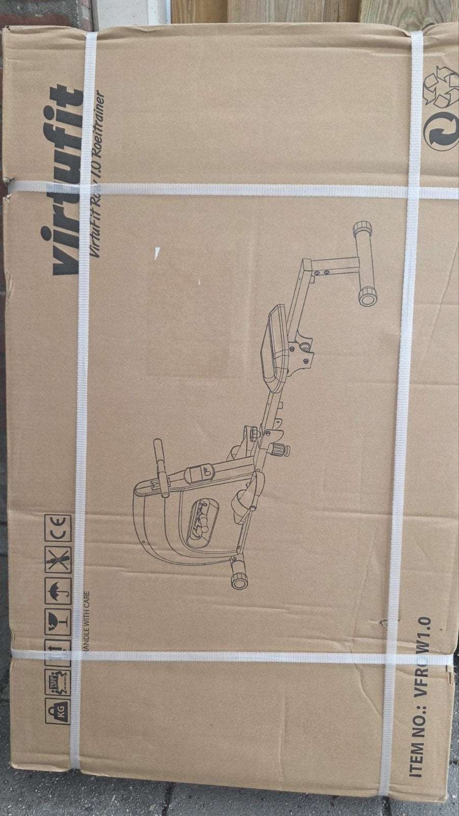 VirtuFit Roeitrainer Rower 1.0 - Nieuw in doos, Ophalen, Benen, Nieuw, Metaal