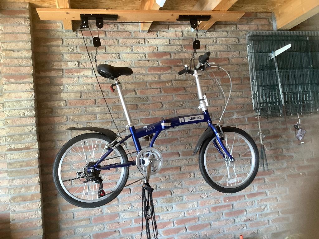 Nieuwe vouwfiets met twee fietstakels en tas!, 20 inch of meer, Velgrem, Versnellingen, Nieuw