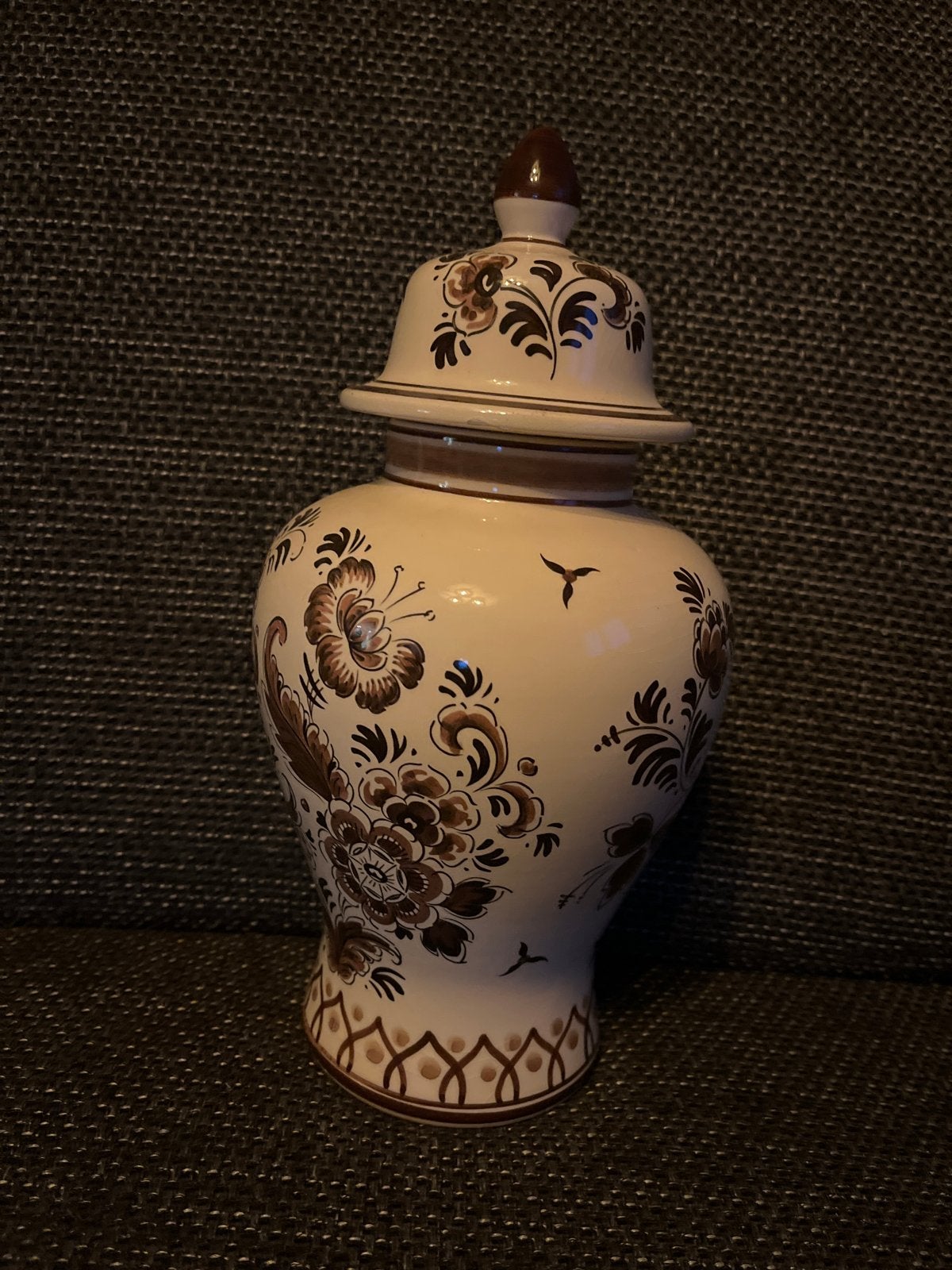Delfts Holland Handwerk "Leyden"  Leiden retro Vaas, Ophalen