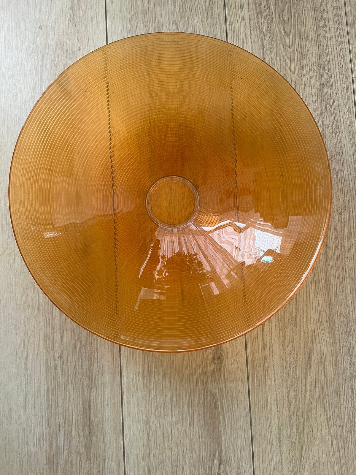 Mooie glazen schaal, Ophalen, Zo goed als nieuw, Rond, Glas