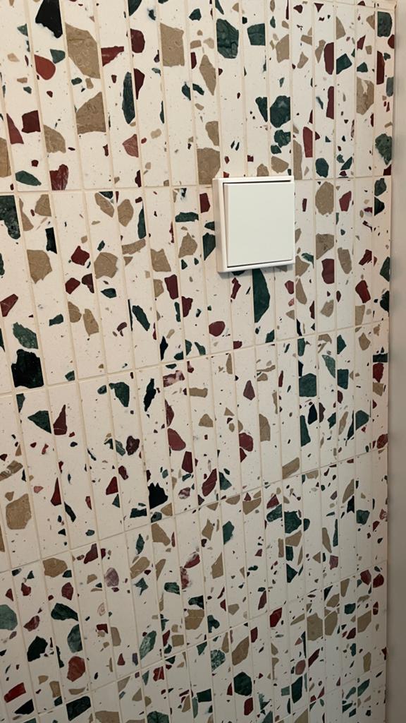 Pietrarreda Terrazzo Ischia tegels, Ophalen, Minder dan 20 cm, Zo goed als nieuw, 20 tot 40 cm