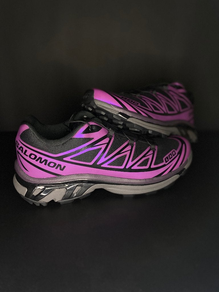 SALOMON XT-6 BLACK HOLLYHOCK PLUM PERFECT - maat 46 2/3, Overige kleuren, Nieuw, Ophalen of Verzenden, Sneakers of Gympen