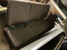 VW T3 tussenbank, bruin, onbeschadigd, Auto-onderdelen, Interieur en Bekleding, Ophalen, Gebruikt, Overige automerken