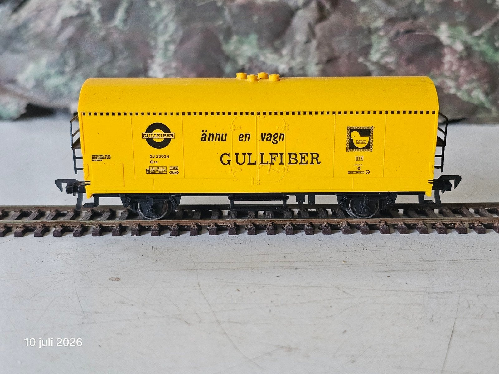 Fleischmann H0 Koelwagen "Gullfiber" - Modelspoor, Gebruikt, Gelijkstroom, Fleischmann, Wagon