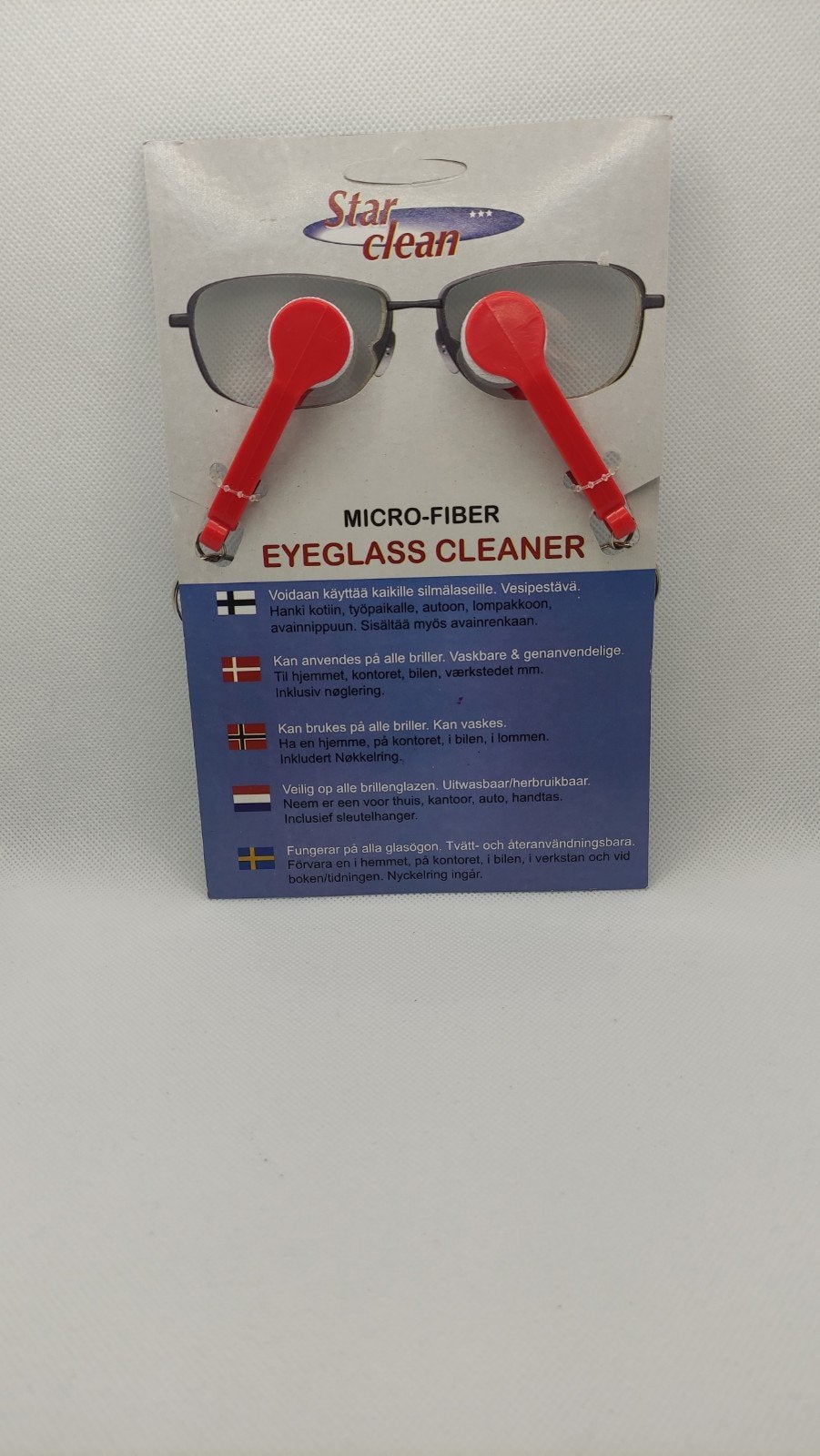 Leuke microfiber eyeglass cleaner rood - nieuw, Verzamelen, Ophalen of Verzenden, Overige typen