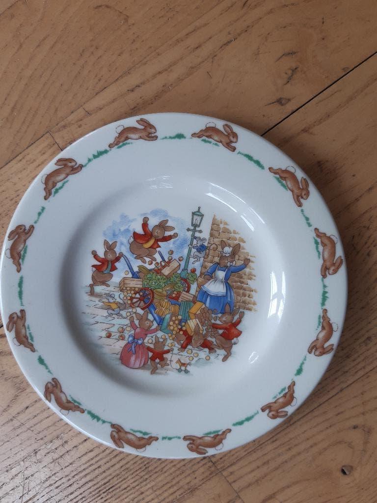 Bunnykins bordje, Huis en Inrichting, Keuken | Servies, Ophalen, Zo goed als nieuw, Bord(en), Overige stijlen