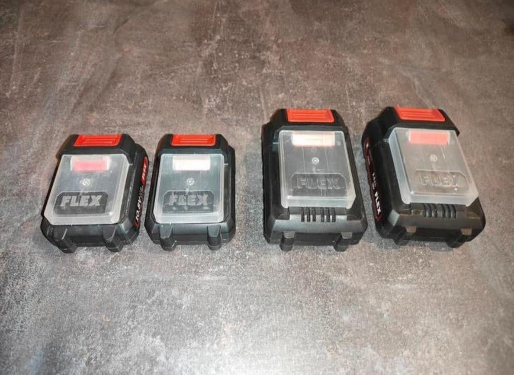 2x Flex accu's lithium-ion 18V 2.5Ah, Ophalen of Verzenden