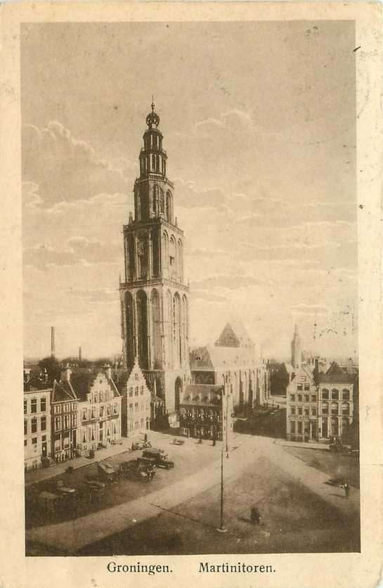 300-107-031 Groningen Martinitoren, Verzenden, Voor 1920, Groningen