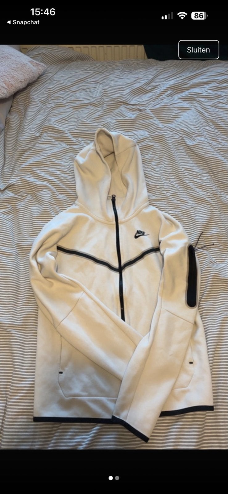 Nike Tech Fleece Hoodie - Maat XS - Zo goed als nieuw, Ophalen of Verzenden, Zo goed als nieuw
